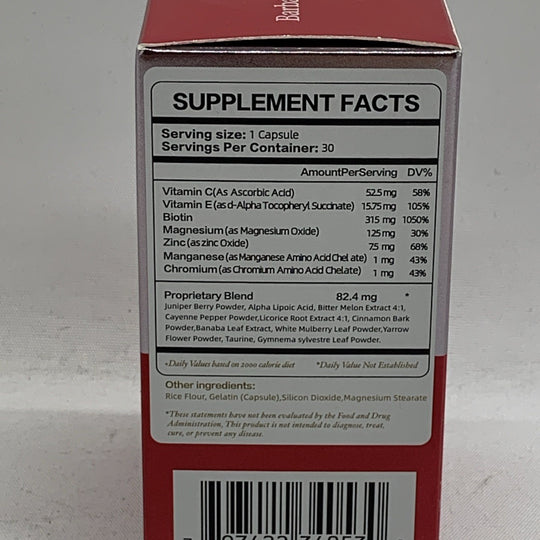 Gluco Revive Blood Support Supplement 600mg 30 Capsules Healthy Hearts & Bones