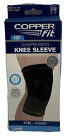 Copper Fit Ice Menthol Infused Breathable Knit Compression Knee Sleeve S/M