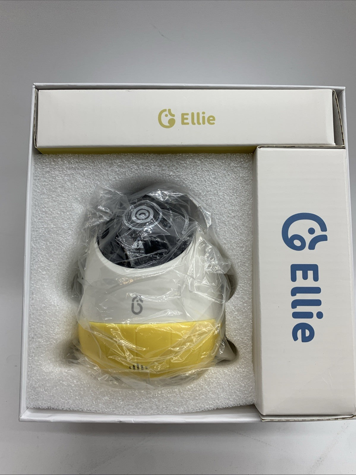 Ellie Baby Plus Non-Wifi AI Smart Baby Monitor White 2-Way Talk Sleep Tracking