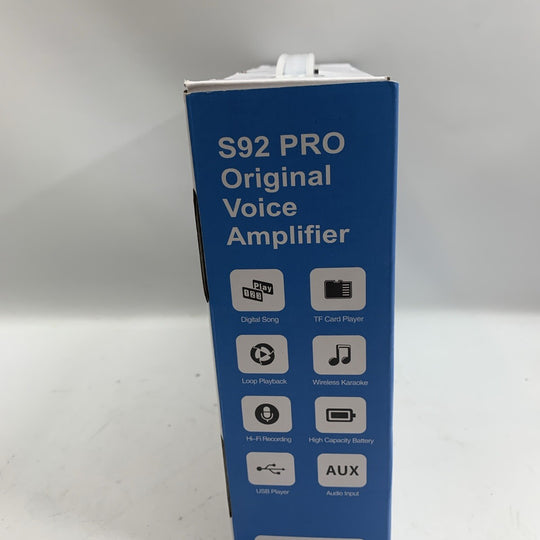 Winbridge S92PRO - Bluetooth Speaker Portable PA System Speaker w/Headset Black