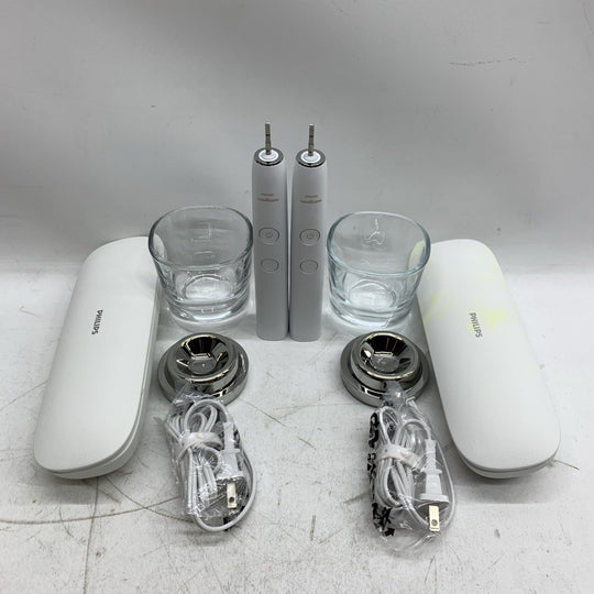 Philips Sonicare DiamondClean Smart HX991 Toothbrush White 2-Pack - NO HEADS