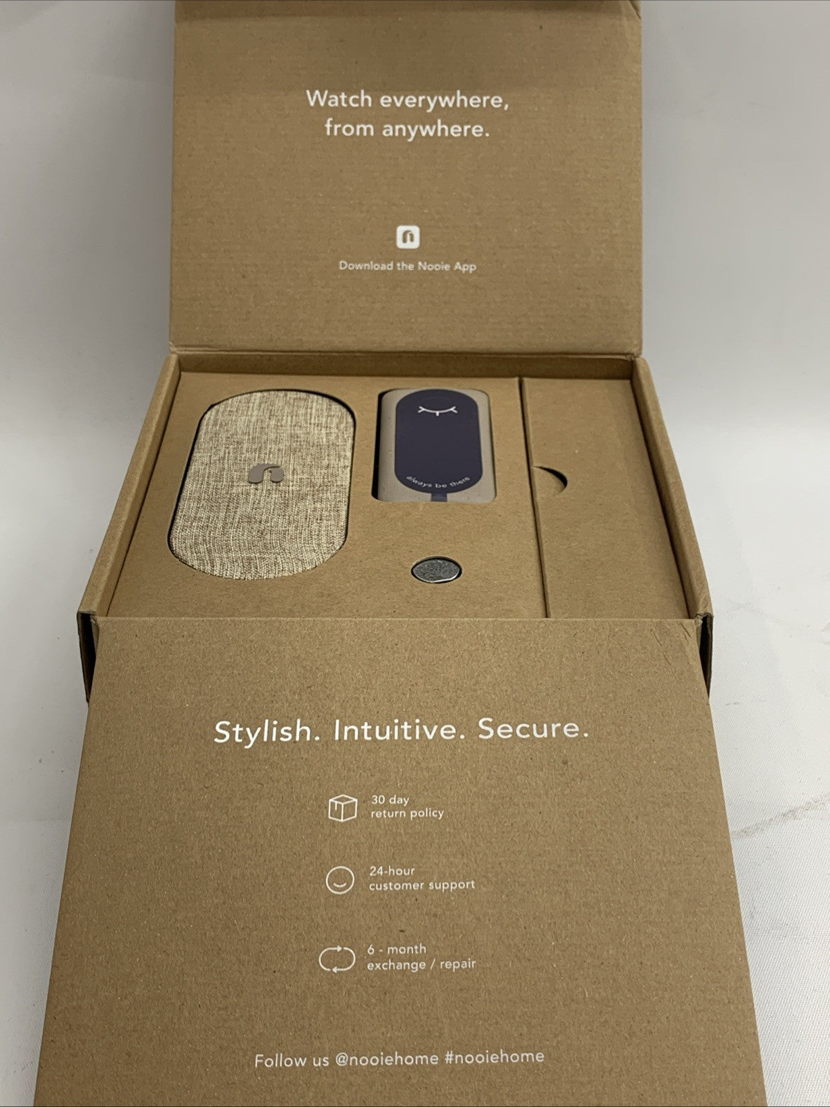 nooie Pro Cam, 2K Security Cameras Wireless Outdoor Spotlight Mic Night Vision