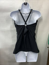 Ocean Blues Vneck Tankini Top Only Ruched Bathing Suit Top No Bottom Size 3XL