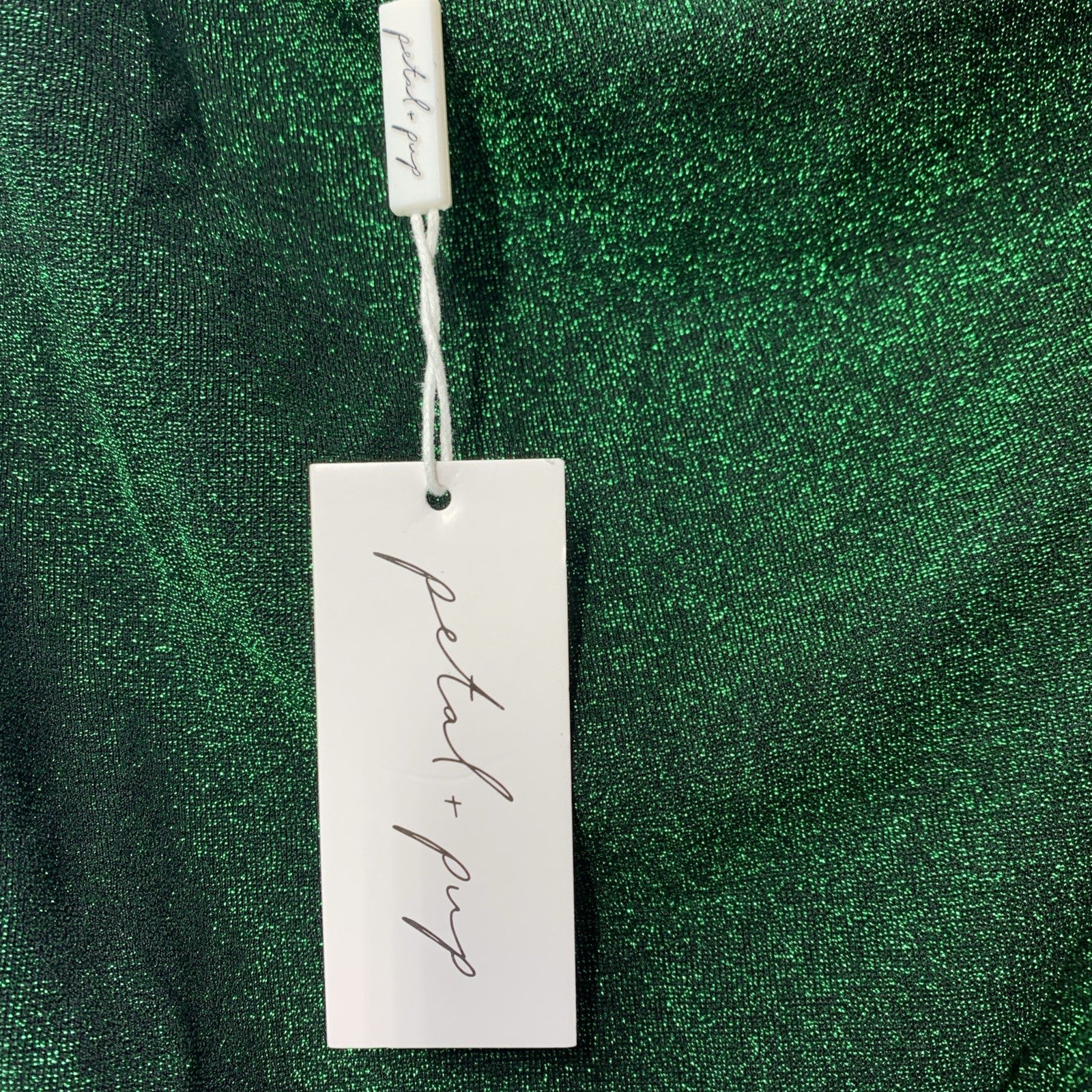 Petal & Pup Women's Santiago Off Shoulder Cocktail Midi Dress Medium Sleeveless