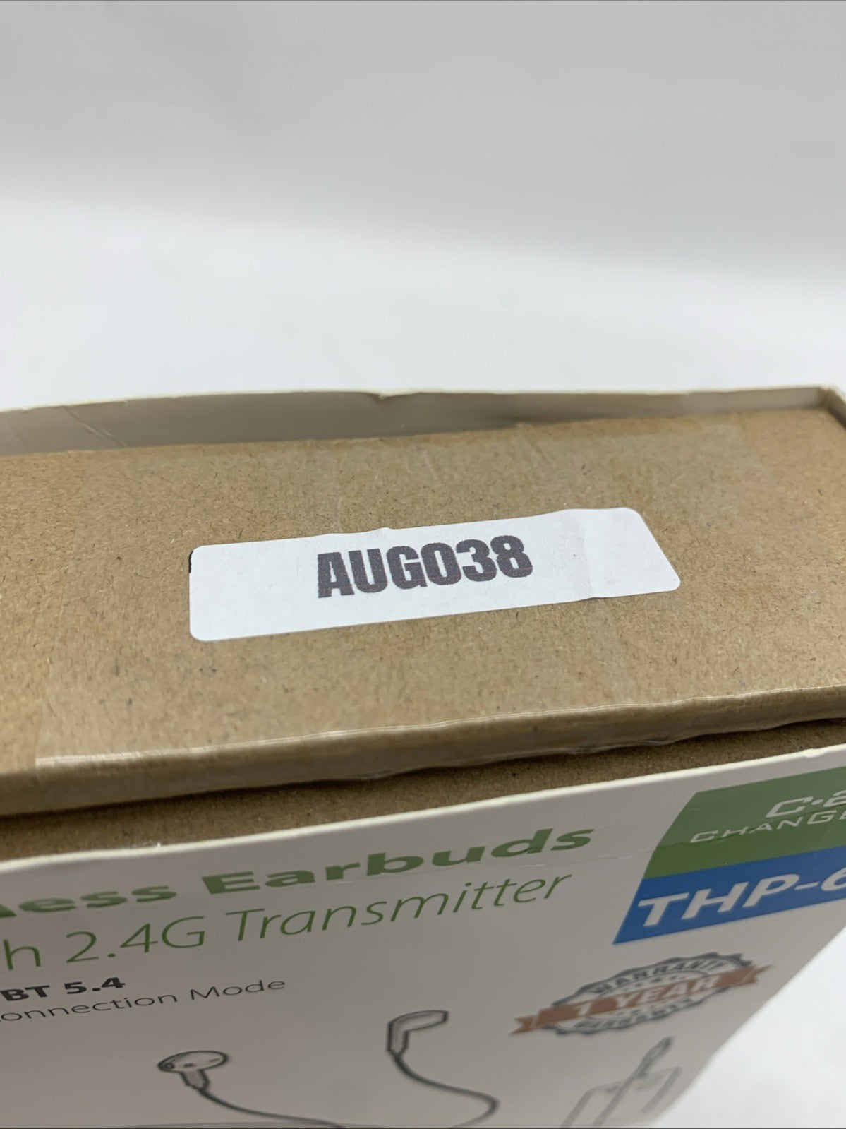 THP-6 Wireless TV Headphones, 2 Modes Bluetooth & 2.4G Earbuds with Neckband