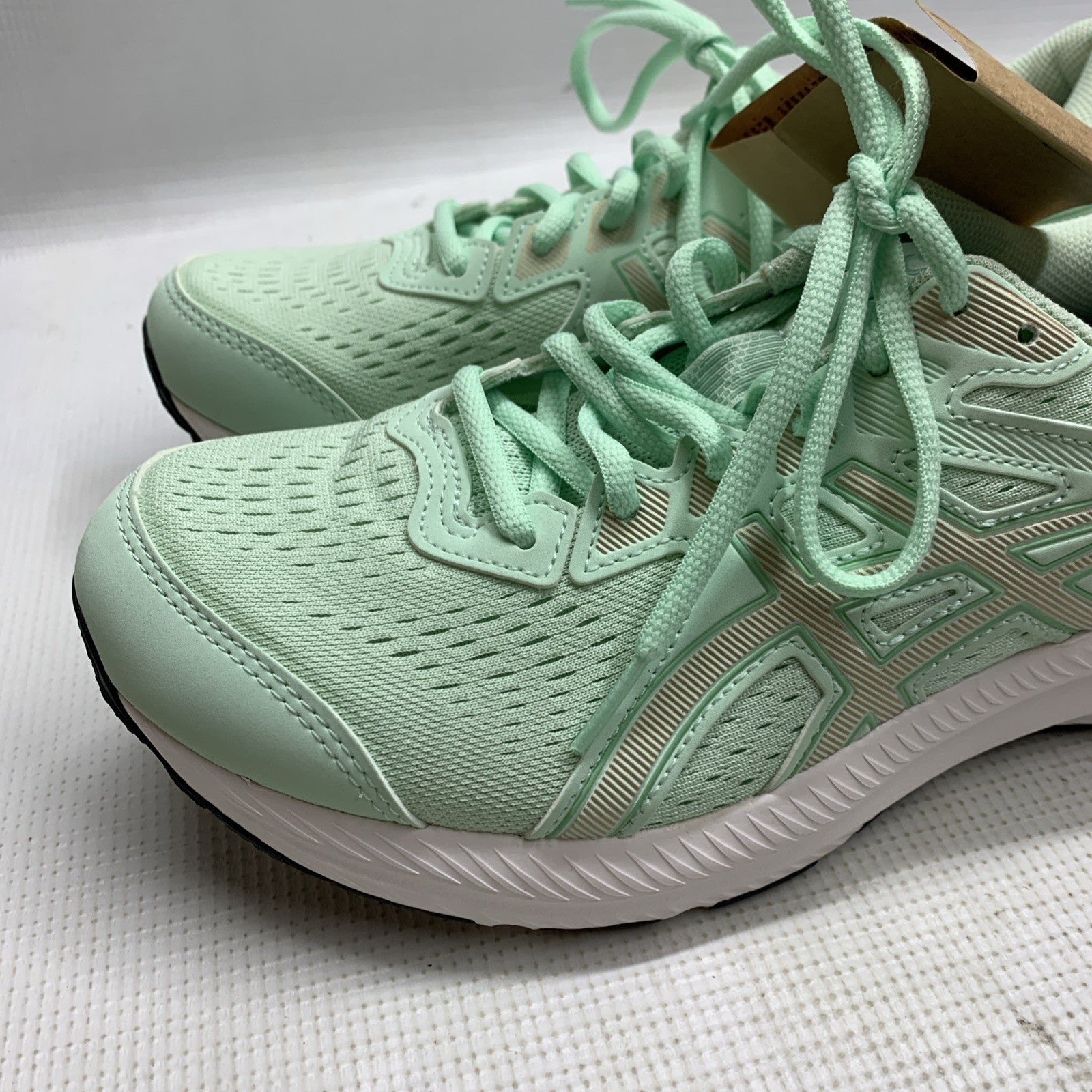 Asics Gel Contend 8 Mint Green Running Shoes Sneaker Sz 9 Women 1012B319 Lace-up