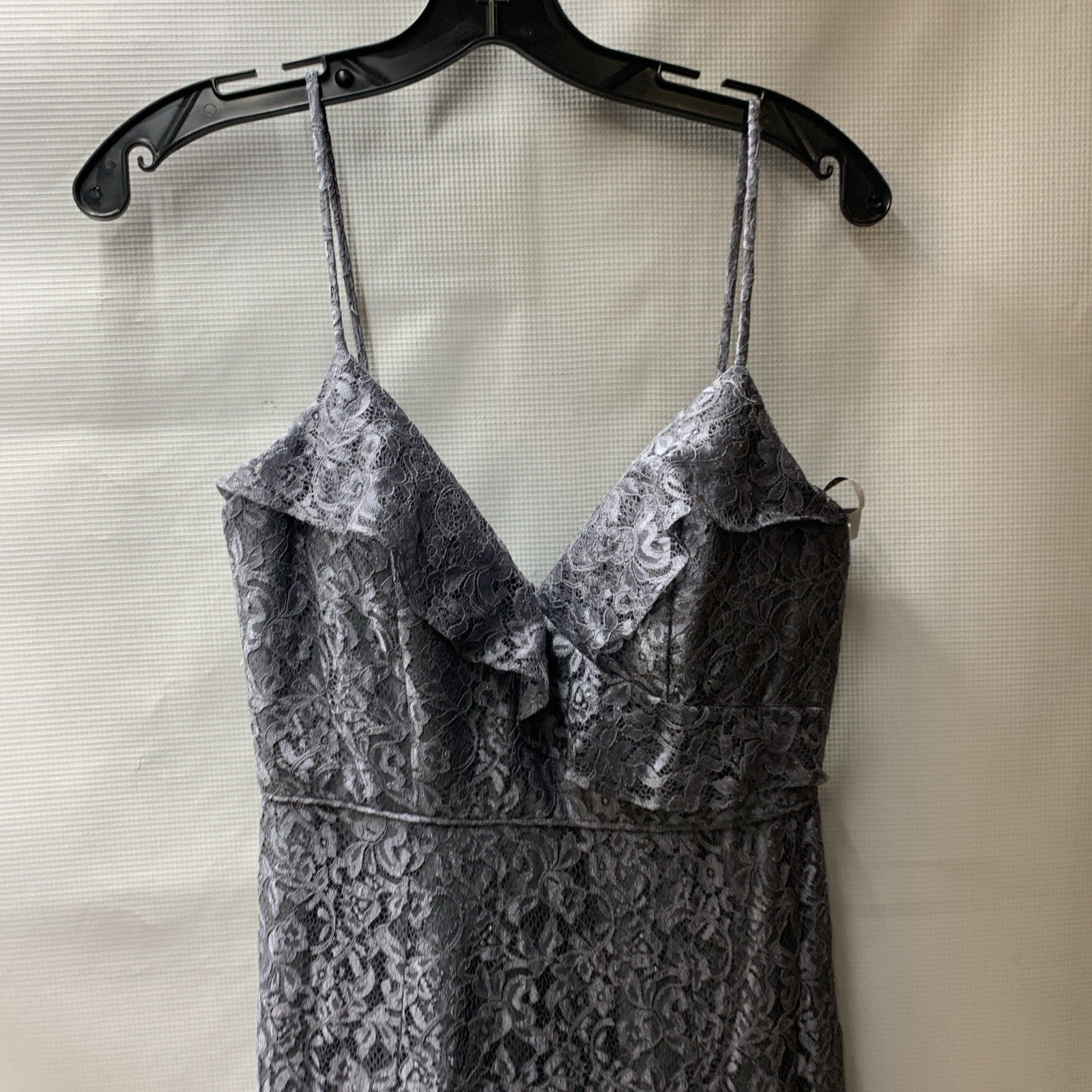 Jenny Yoo Women's One Size Waverly Lace Long Gown Dress Size 2 Spaghetti straps