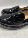 Rockport Kacey Penny Loafer Shoes Black Patent Leather US Womens 8.5 Pull-On