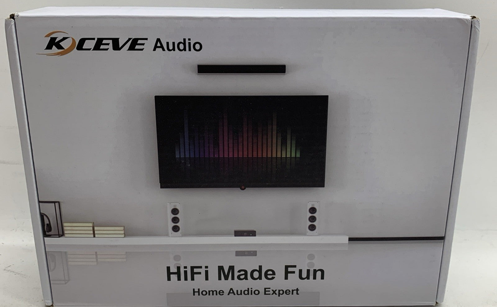 V3 Stereo Amplifier Home Audio 300 Watts X2 Power TPA3255 Class D Mini Amp 2 Cha