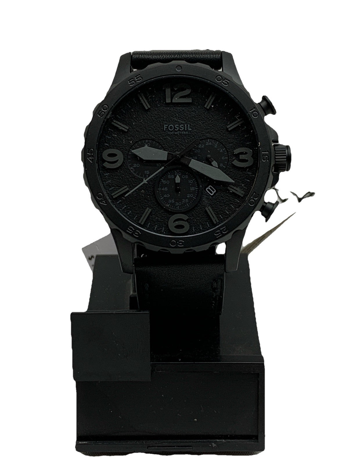 Fossil Chronograph Dial Quartz Men's Watch JR1354 Strap Stainless Steel Black