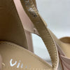 Vivianly Womens Platform Ankle Strap Open Toe Chunky Block High Heels Nude Sz 9