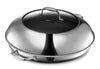 Hybrid Nonstick 14-Inch Frying Pan with Stainless Steel Lid, Stay-Cool Handles