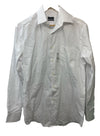 Van Heusen Mens Regular-Fit White Button Dress Shirt Size M Long Sleeve Collared