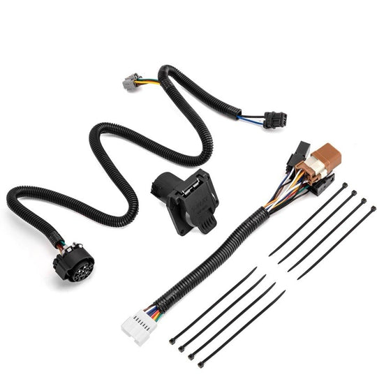 Wsays 7-Way RV Blade Trailer Wiring Harness Plug & Play Compatible With Nissan