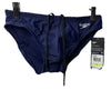 Men's Speedo Power FLEX Eco Core Solid Brief Swimsuit Navy Size 30 Underwear