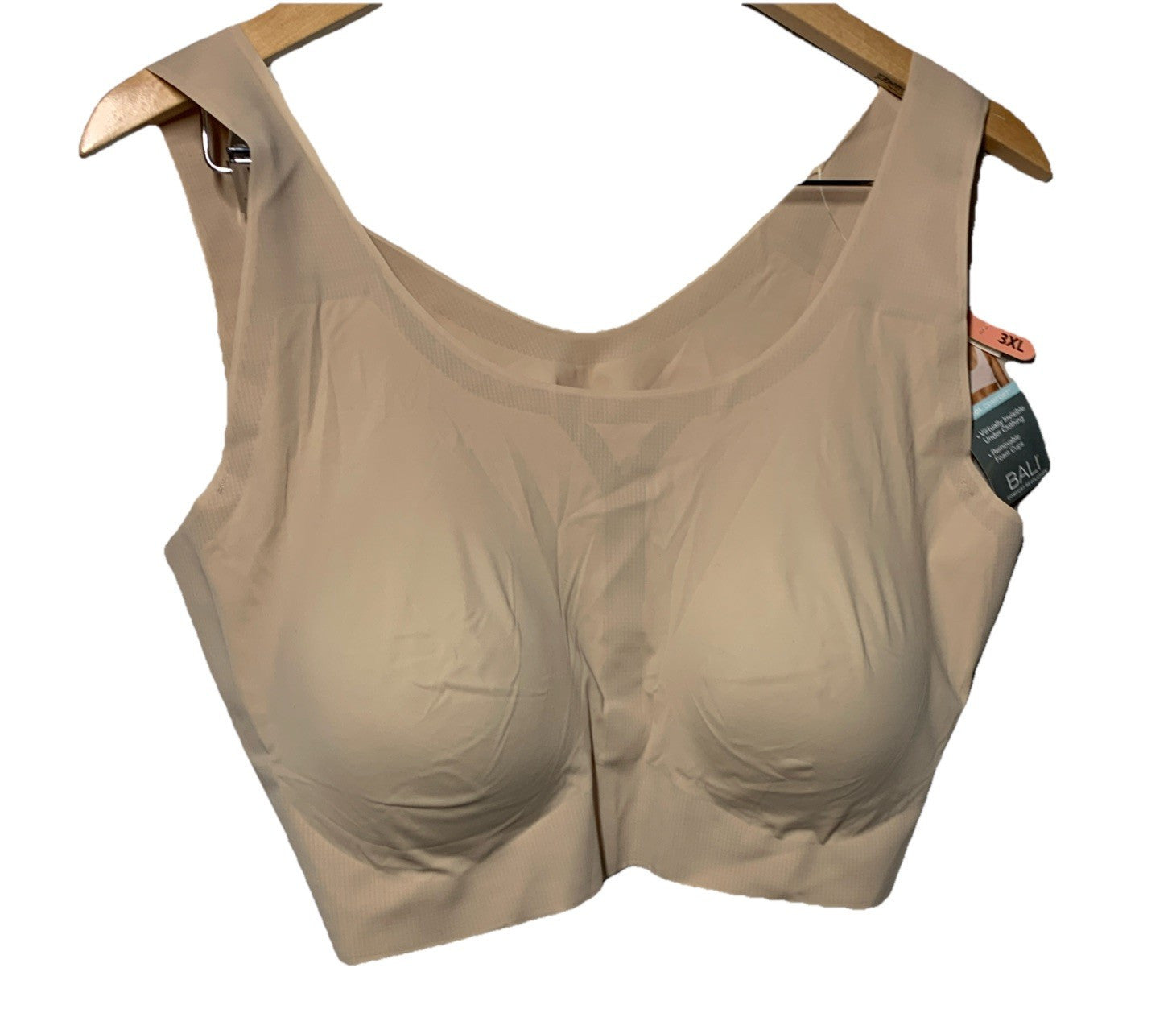 BALI Cool Comfort Revolution Easylite T-Shirt Bra Seamless Pullover Size 3XL