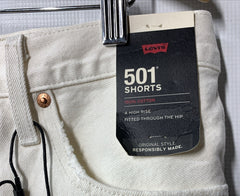 Levi's® Women's 501 Original Premium High-Rise Jean Shorts Cotton White Size 31