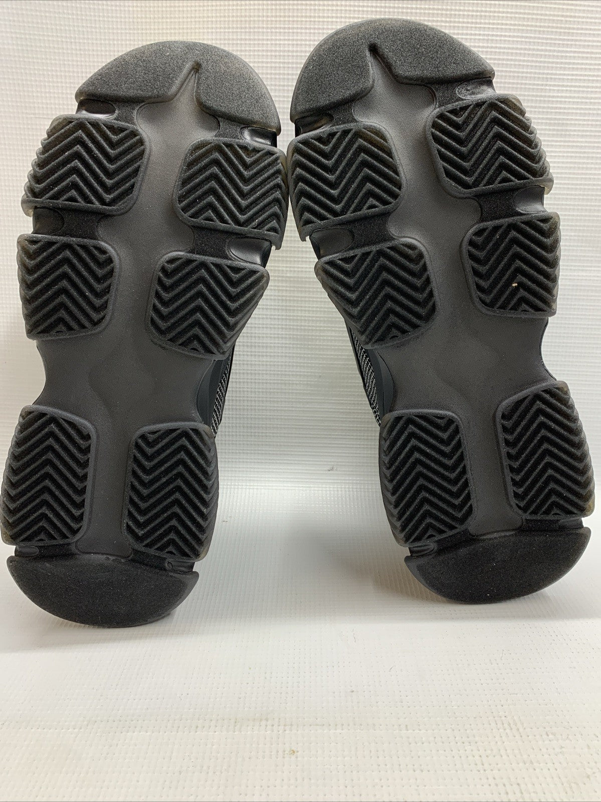 Steve Madden Mens Possession Platform Sneaker 10.5M Black Sliver Mesh Lace-up