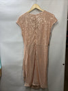 GRACE KARIN Sparkly Sequin Party Club Night Dress Wrap V-Neck Bodycon Cocktail L