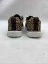 Ortho Comfort Shoes Womens 6.5 Fashion Sneakers Leopard Brown Fabric Lace Up