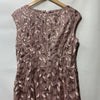 Alex Evenings Women's Embroidered Cocktail Dress Wedding Guest Cap Sleeve 10P