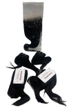 8 Inch Short Human Hair Bundles Natural Color 4 Bundles With 10
