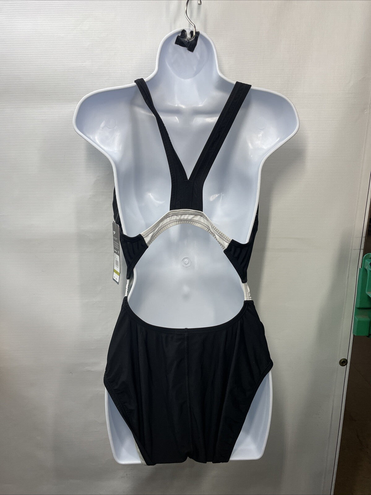 Speedo Quantum Fusion Splice Swimsuit Swimwear Onepiece for Women Black Size 14