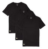 Lacoste Men's Comfort Crew Neck Tee 100% Cotton T-Shirt Black 3-Pack Size Large