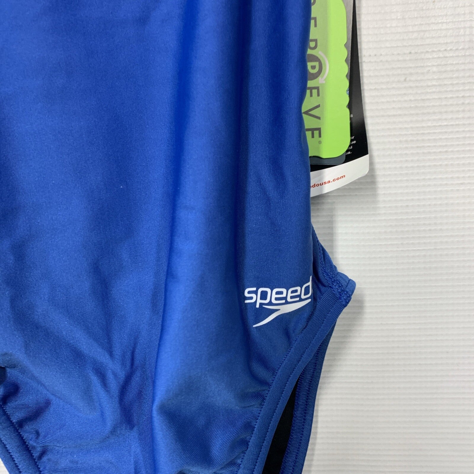 Speedo F Fl Eco Solid Pro LT Flyback One Piece Swimsuit 24 Royal Blue Swimwear