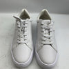 Coach Men'S Lowline Low Top Sneaker White Leather Size 9 Lace-up Shoes Casual