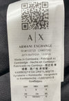 Armani Exchange Men's Drawstring Jogger Long Pants with Pocket, Black Size Large