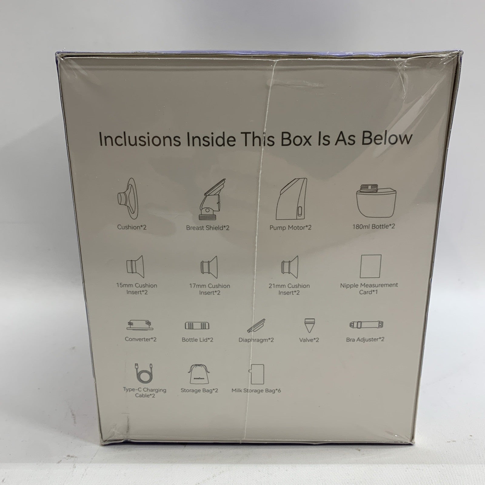 Momfann Electric Breast Pump Kit - Wearable, Hands-Free APP Control Portable