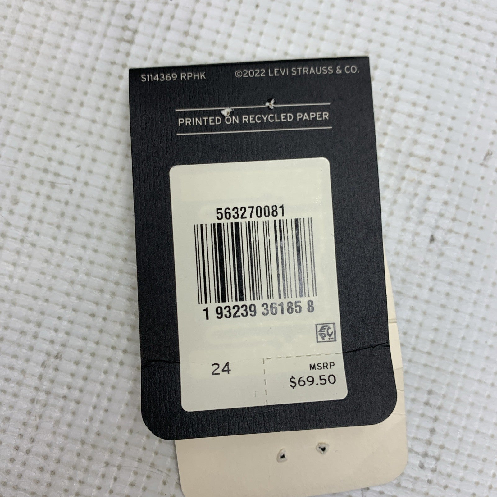 Levi's 501 Denim High Waist Cut Off Jeans Shorts Size 24 Athens Medium Wash Blue