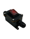 Waterproof Switch For High-power Electrical Appliances Waterproof 25A IP65 Black