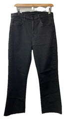 Joe's Jeans Women's The Callie Boot W/Raw Hem Size 29 Black Belt-loop DP2BLK5217