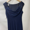 Alex Evenings Cap Sleeve Women's Waist Evening Party Long Dress Cocktail Size 10