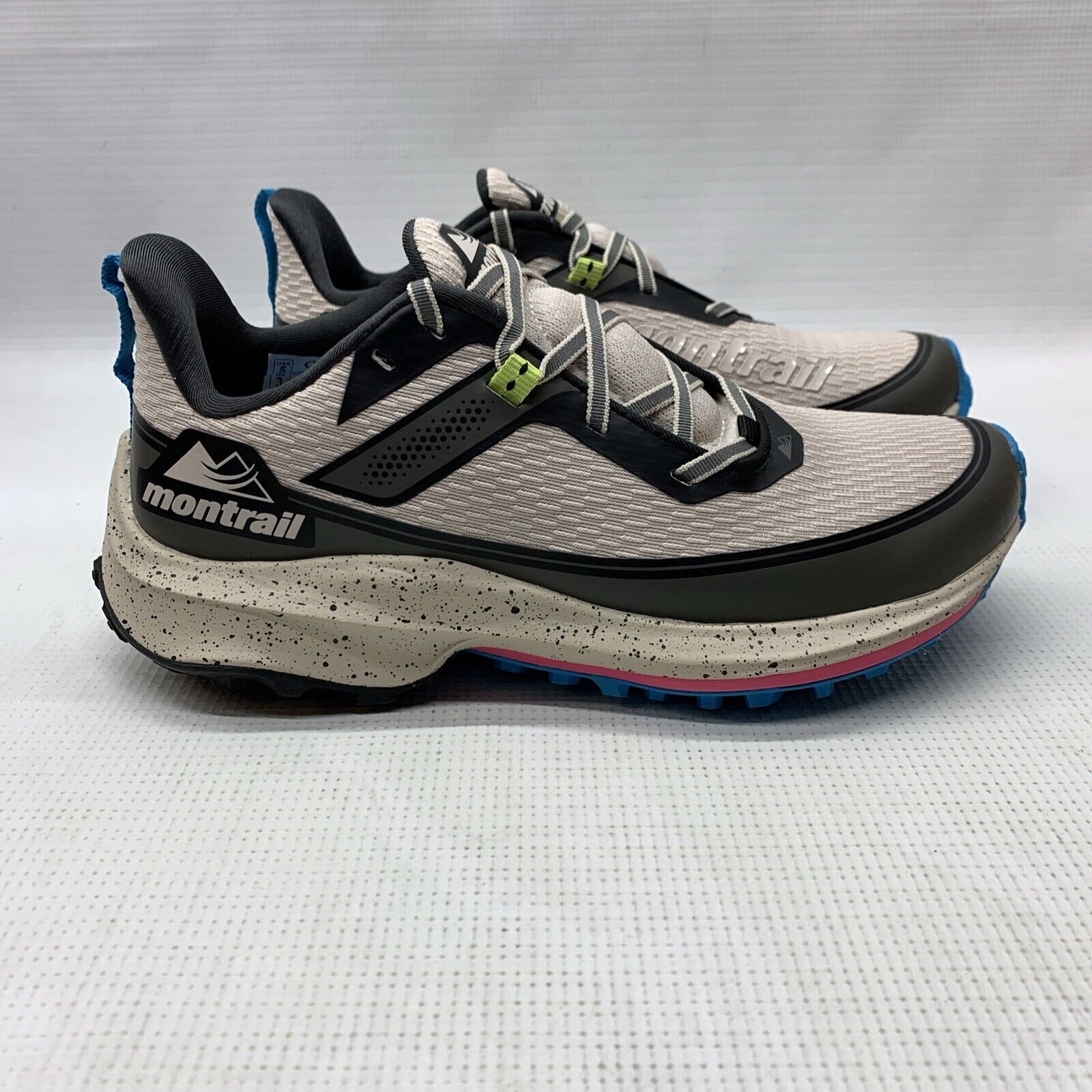 Columbia Montrail Trinity Ag Ii Running Shoes Dark Stone/ocean Blue, Women's 5