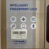 Intelligent Fingerprint Lock For Front Door Matte Black Security Smart Locks