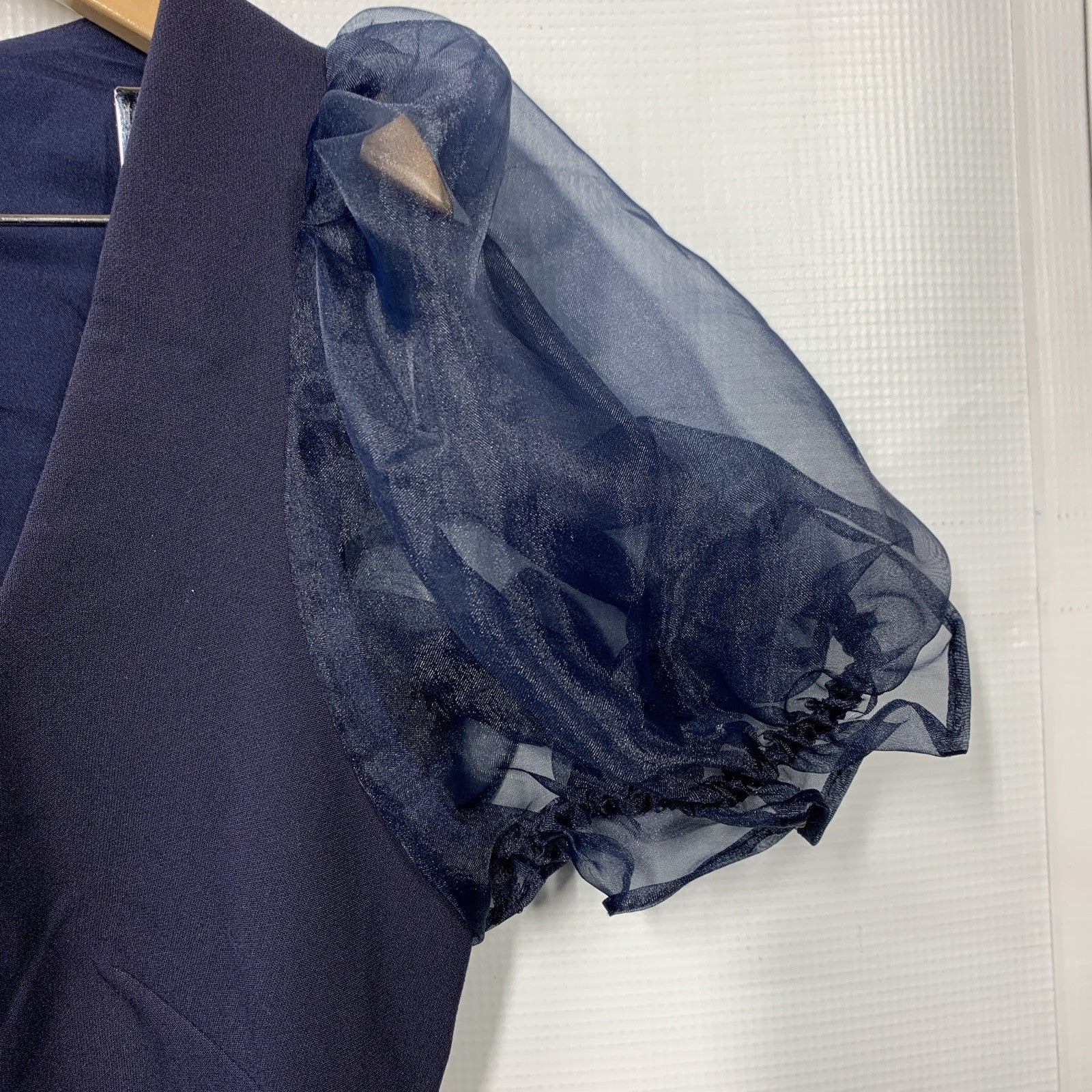 Likely Women's Ari Mini Dress Women's Navy Short Size 10 Back Zipper Navy Blue