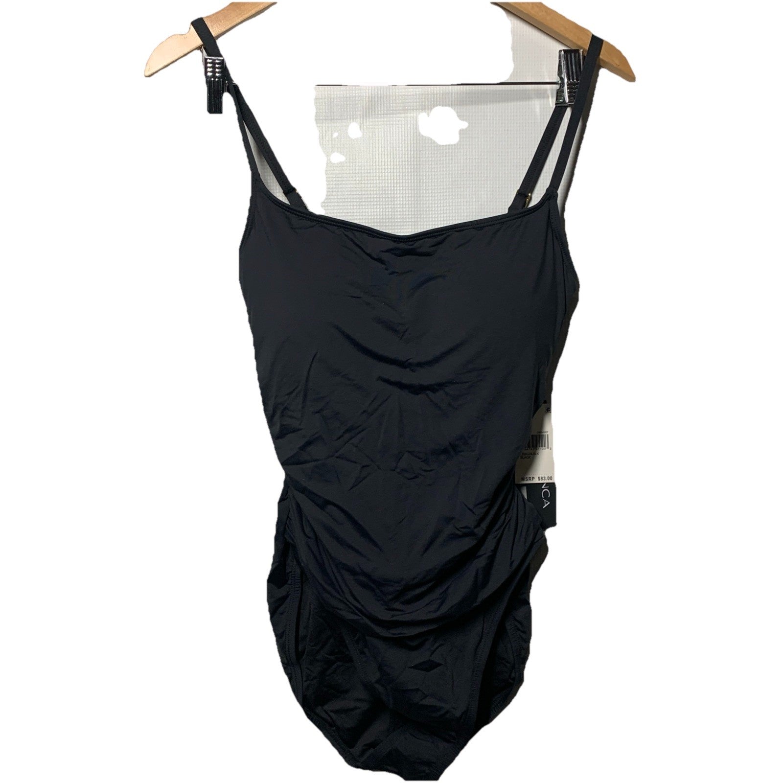 La Blanca Women's Standard Island Goddess Lingerie One Piece Swimsuit, Black, 12