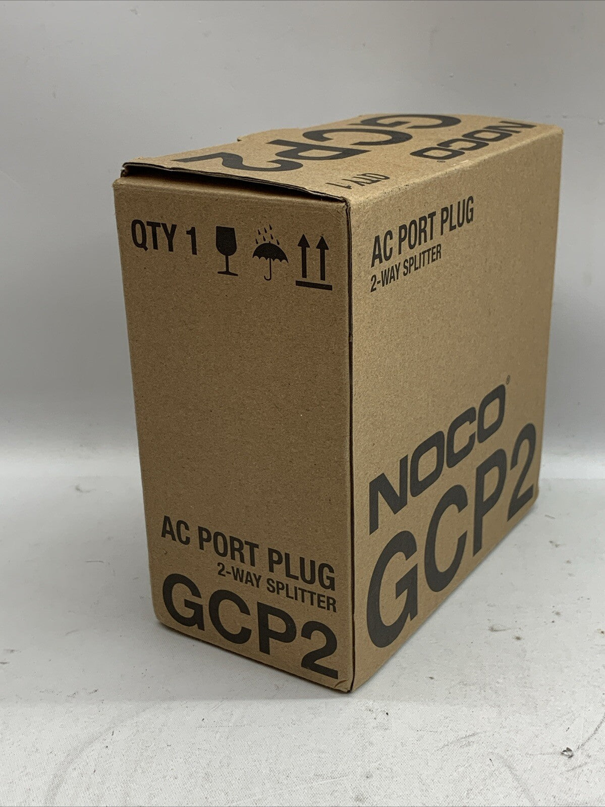NOCO GCP2 AC Port Plug 2 Way Splitter 125v  15Amps for Trailers Sheds Buildings