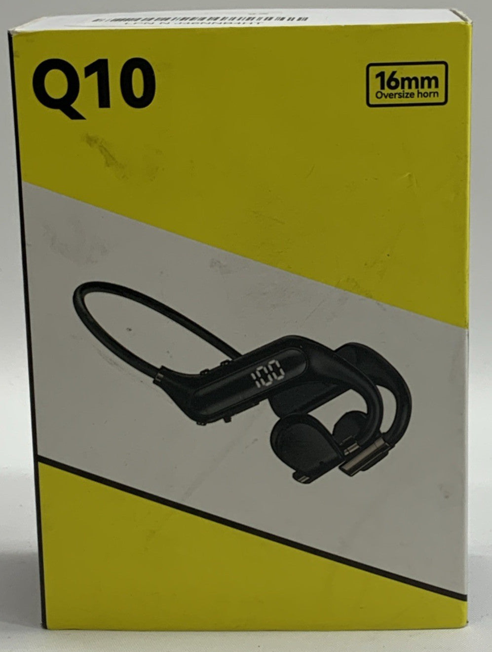 Bone Conduction Headphone Bluetooth Open Ear Earphones Wireless On Ear Q10 Black