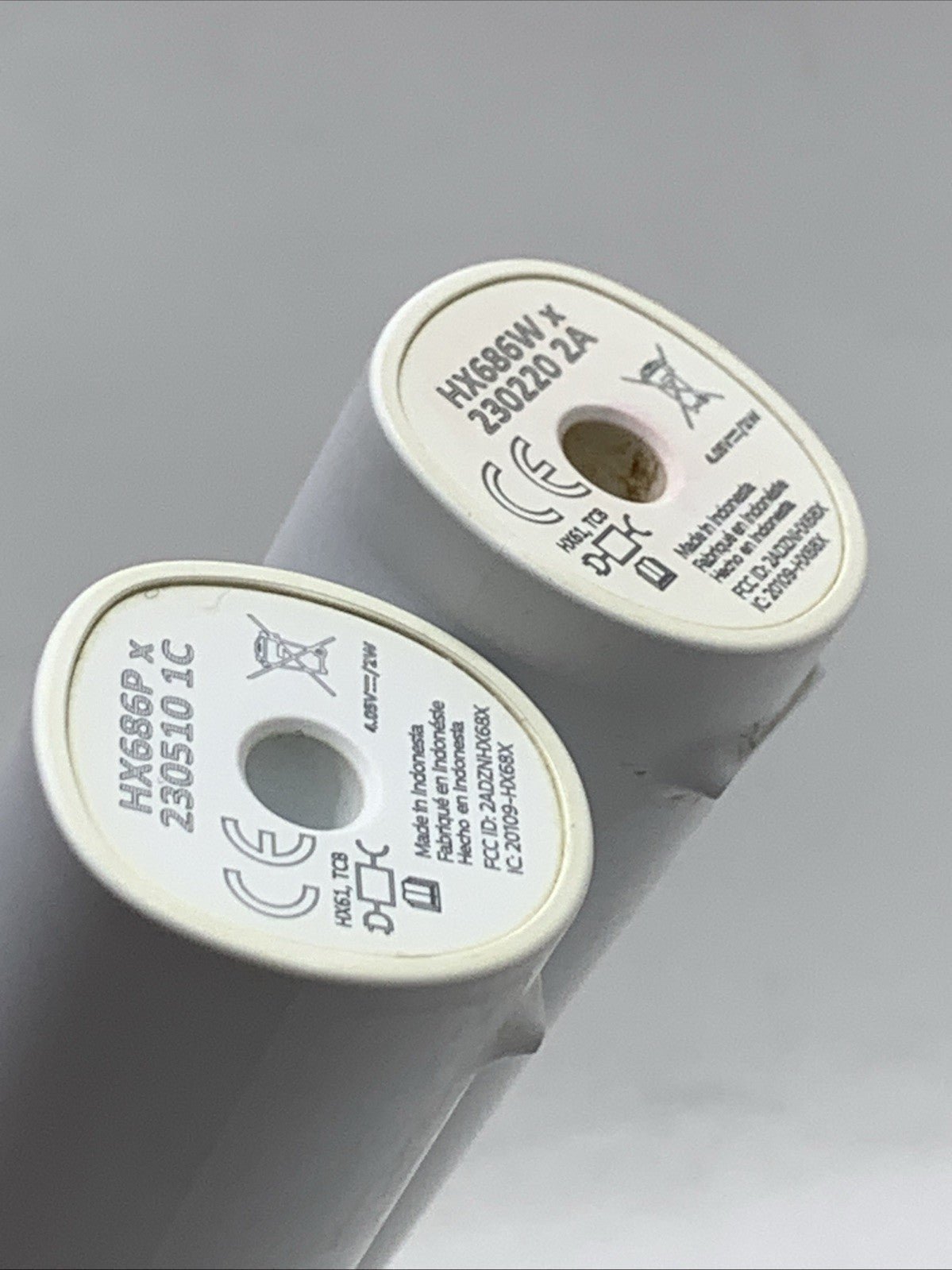 Philips Sonicare OptimalClean Rechargeable Electric Toothbrush FOR PART LOT OF 2