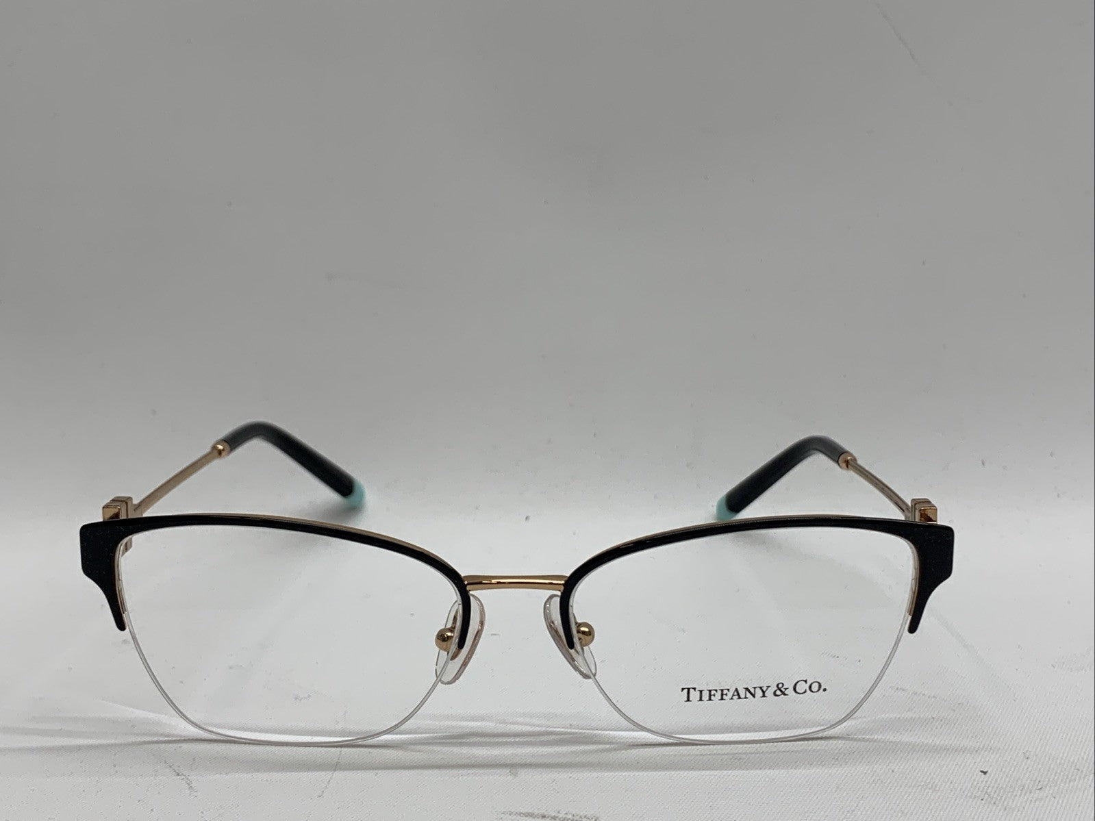 Tiffany & Co Eyeglasses Frames TF1141 6122 Black Rose Gold MOP 54-16-140 Stylish