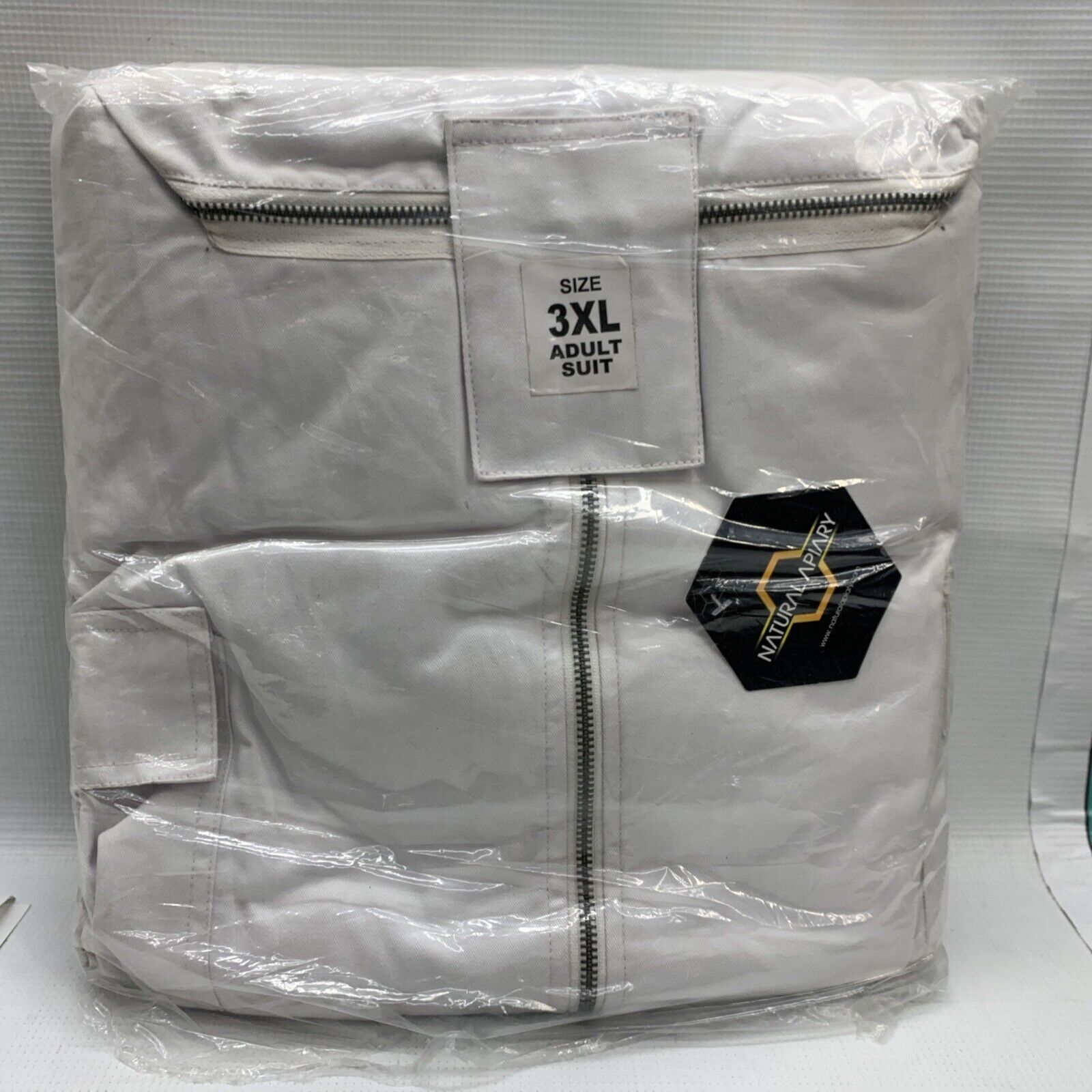 Beekeepers Max Pro White Cotton Suit Including 2 Non Flammable Veils Size 3XL