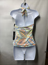 La Blanca Women's V-Neck Halter Tankini Swimsuit Top Swimwear  Size 10