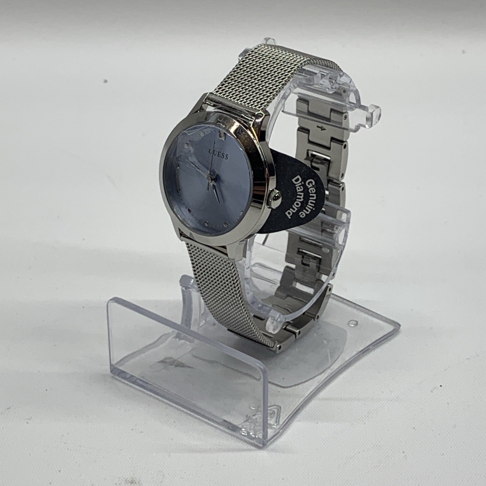 GUESS Women's Quartz Stainless-Steel Strap Silver Casual Watch Analog U1197L2