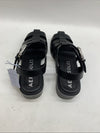 Women Sandals Aerosoles Dapper Sandal 8.5 Black Buckle Low Block Heel Square Toe
