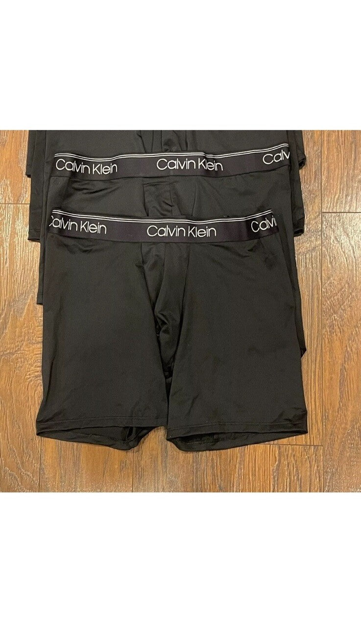 Calvin Klein Mens Microfiber Stretch Tagless Boxer Brief NB2269 Size XL - Pack 5