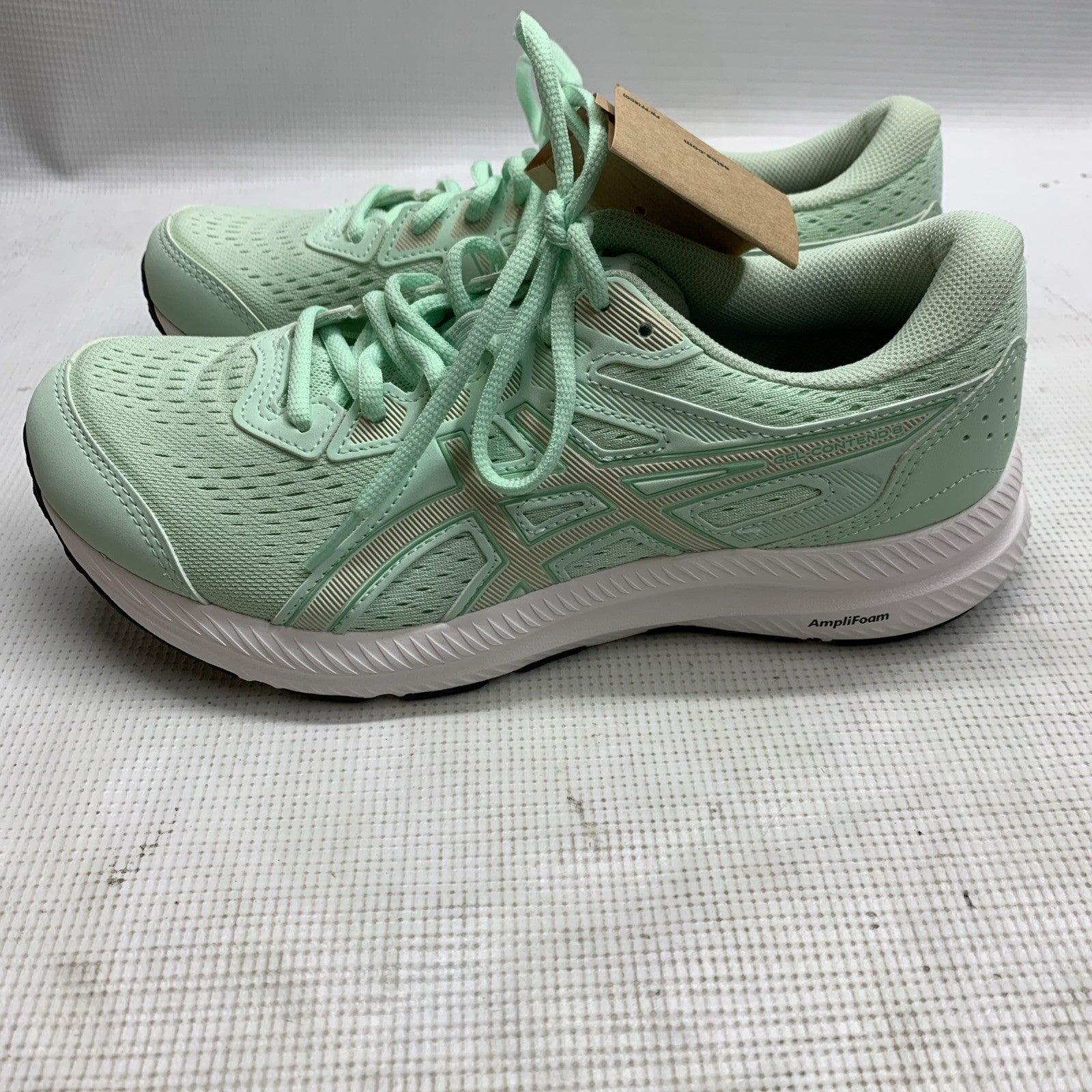 Asics Gel Contend 8 Mint Green Running Shoes Sneaker Sz 9 Women 1012B319 Lace-up
